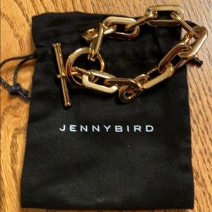 Gold chain link bracelet